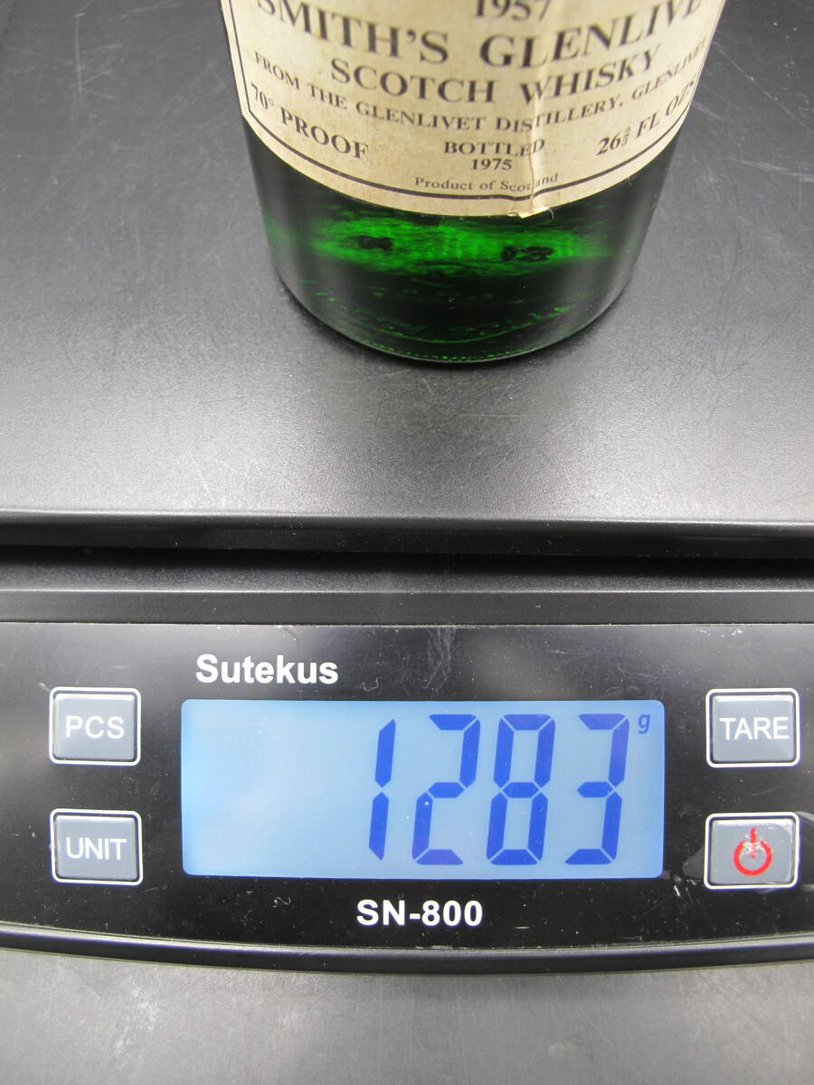 SMITH'S GLENLIVET スミス・グレンリベット スコッチ ウイスキー 760ml 35％【未開栓】古酒の画像9