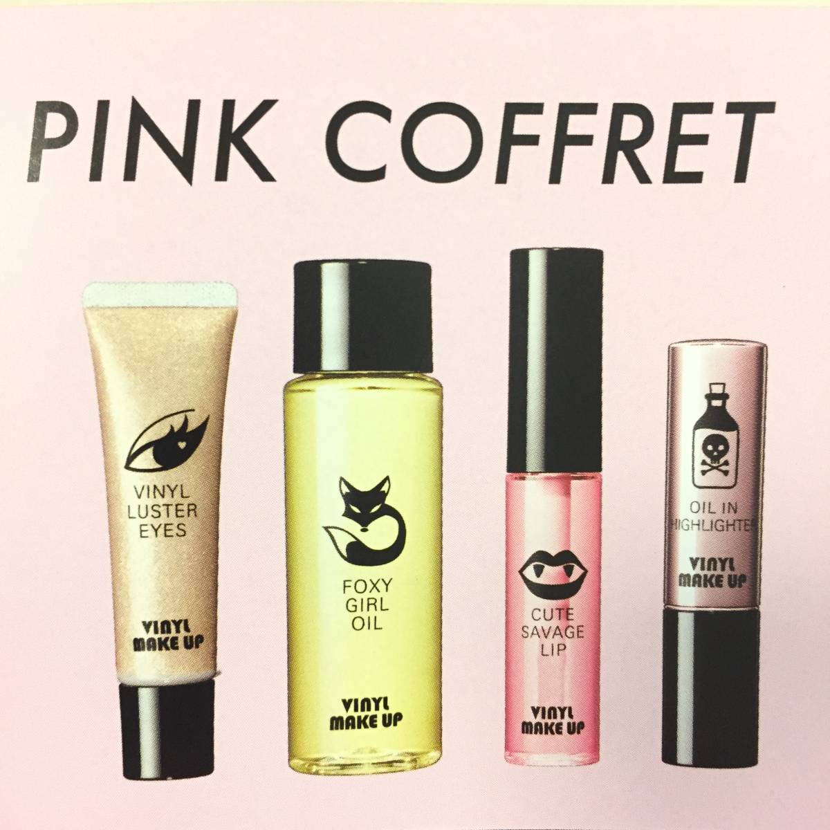  new goods limitation *VINYL MAKE UP ( vinyl make-up ) S vinyl make-up pink coffret * BLACKPINK collaboration cosme rare stock last 