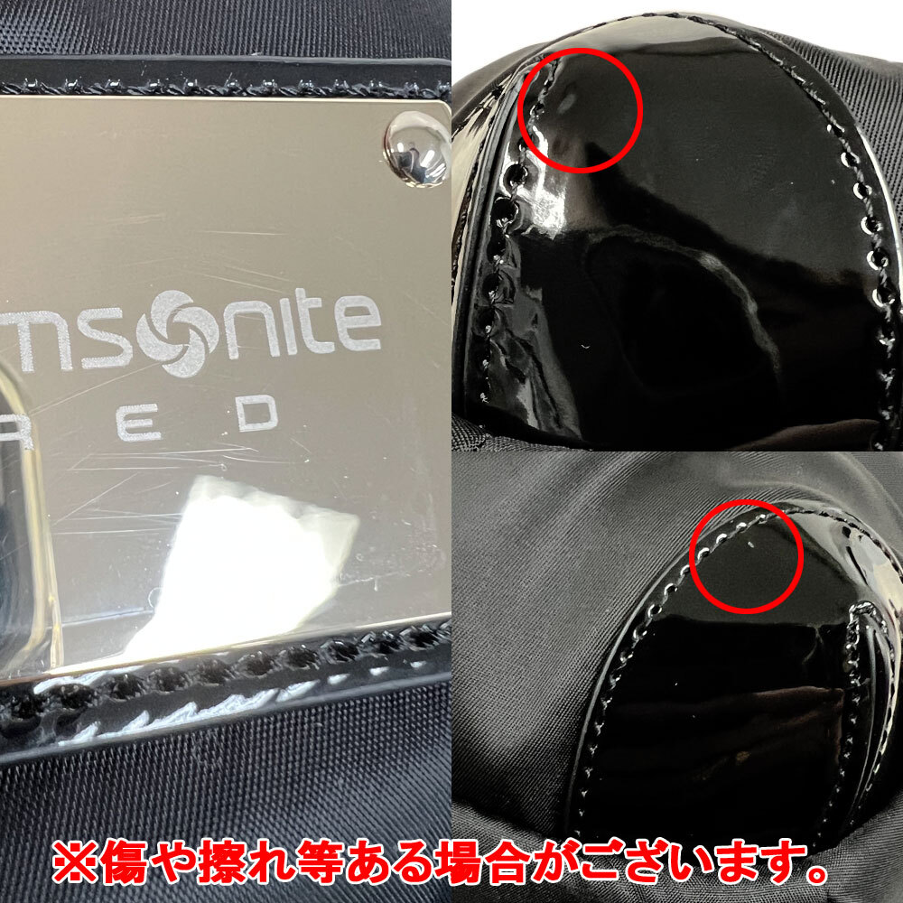 サムソナイトレッド 新品・アウトレット バックパック LIGHTILO 55S*09004 ブラック Samsonite RED リュックサック_画像9