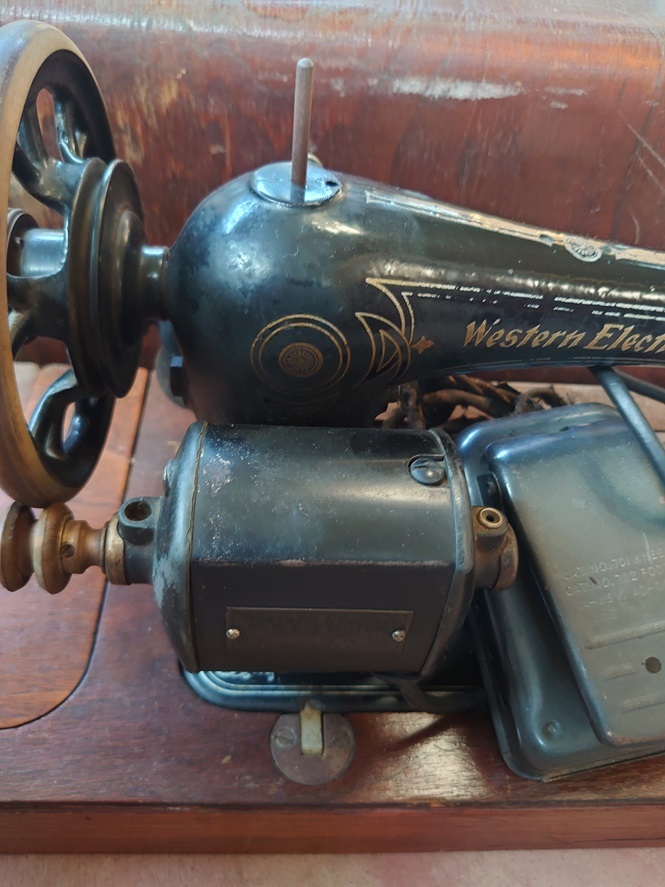  antique we Stan electric sewing machine 