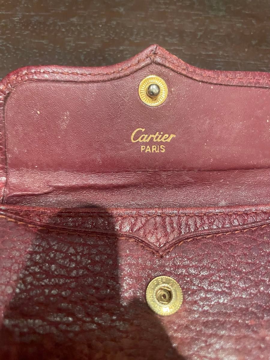 カルティエ Cartier コインケース レザー 小銭入れ　希少　ビンテージ