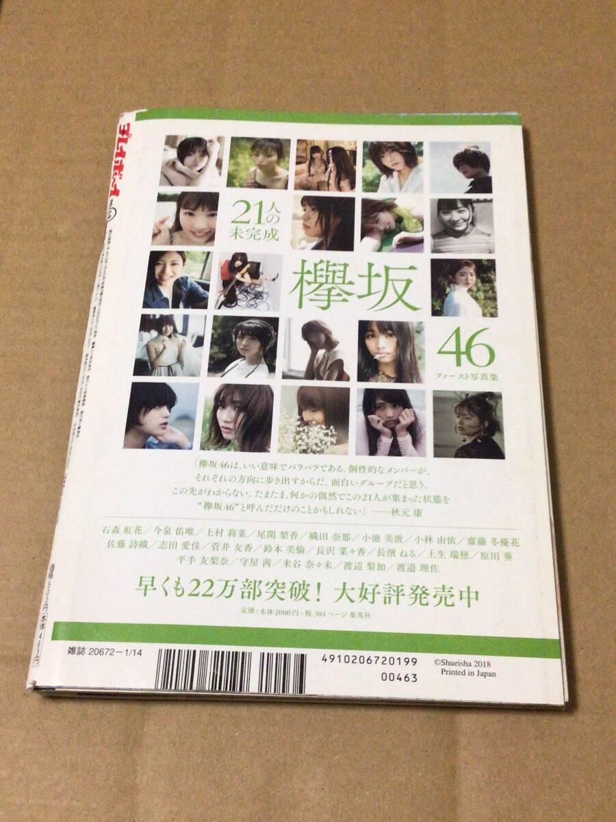 ★週刊プレイボーイ 西野七瀬 2019年1月　No.1・2　DVD未開封　欅坂46 mini BOOK 未切り取り えなこ 傳谷英里香 大原優乃etc★_画像2