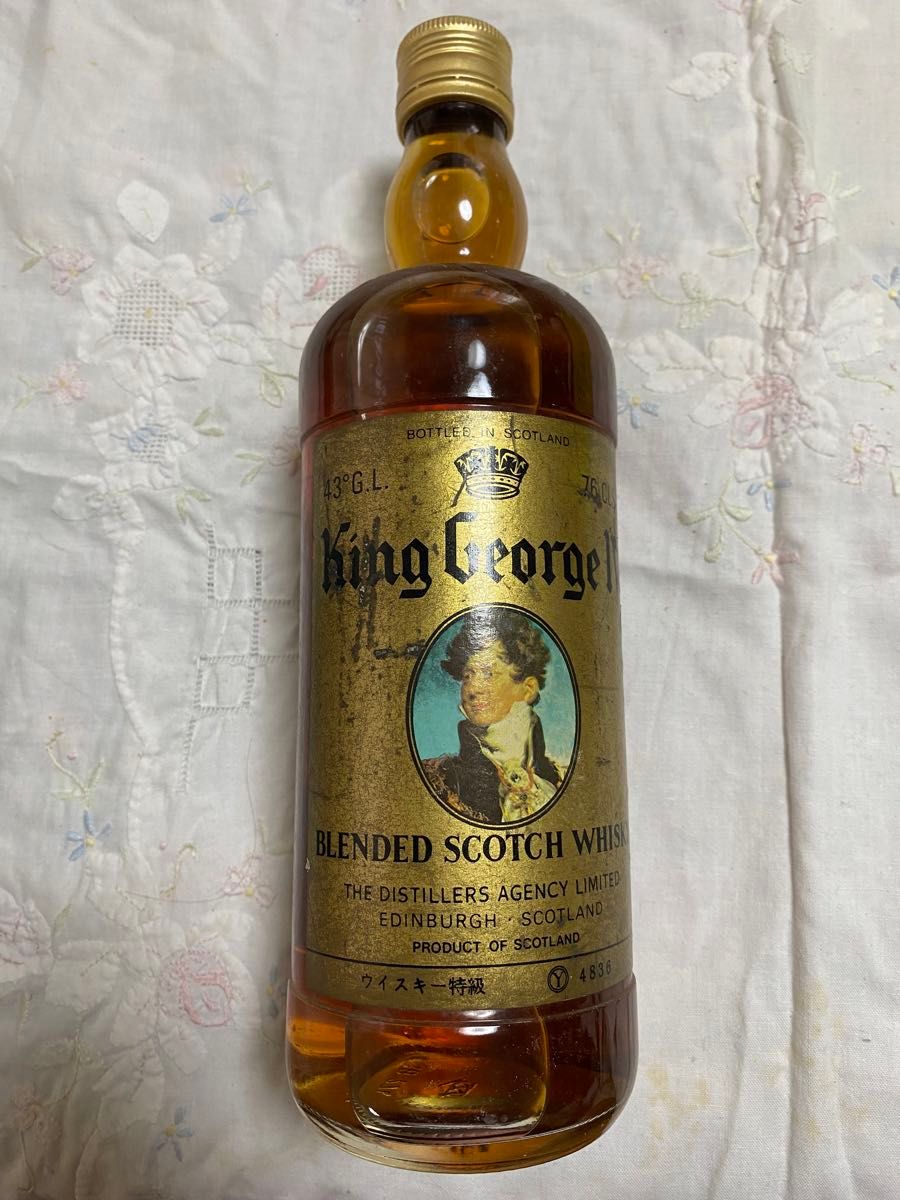 希少 古酒 未開封 キング ジョージ4世 760ml - ウイスキー 希少 古酒 未開封 キング ジョージ4世 760ml - ウイスキー