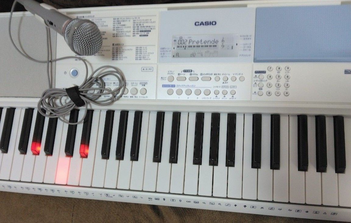 カシオ LK-515 スタンド付 キーボード 光ナビゲーション カシオLK-515 光ナビゲーションキーボードスタンド付き