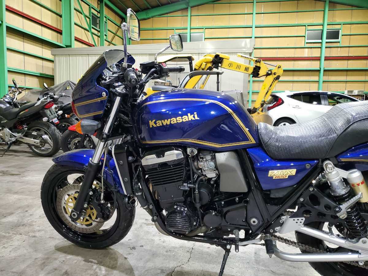 格安　ZRX1100　ZRT10C　23017ｋｍ　MKⅡカラー　平成9年式　セル始動　_画像2