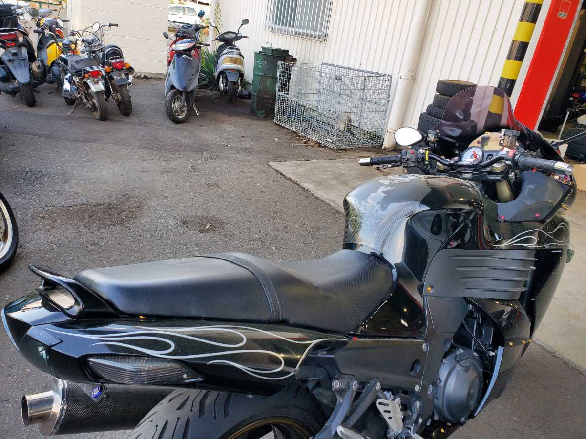 格安　ZZR1400　ZZ-R1400　平成20年式　ZXT40C　47753ｋｍ　セル始動　車検R7年8月　_画像4