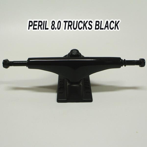 値下げしました！PERIL/ペリル PERIL TRUCK 8.0 ANODIZED BLACK スケートボードトラック スケボー SK8 [返品、交換及びキャンセル不可]_画像2