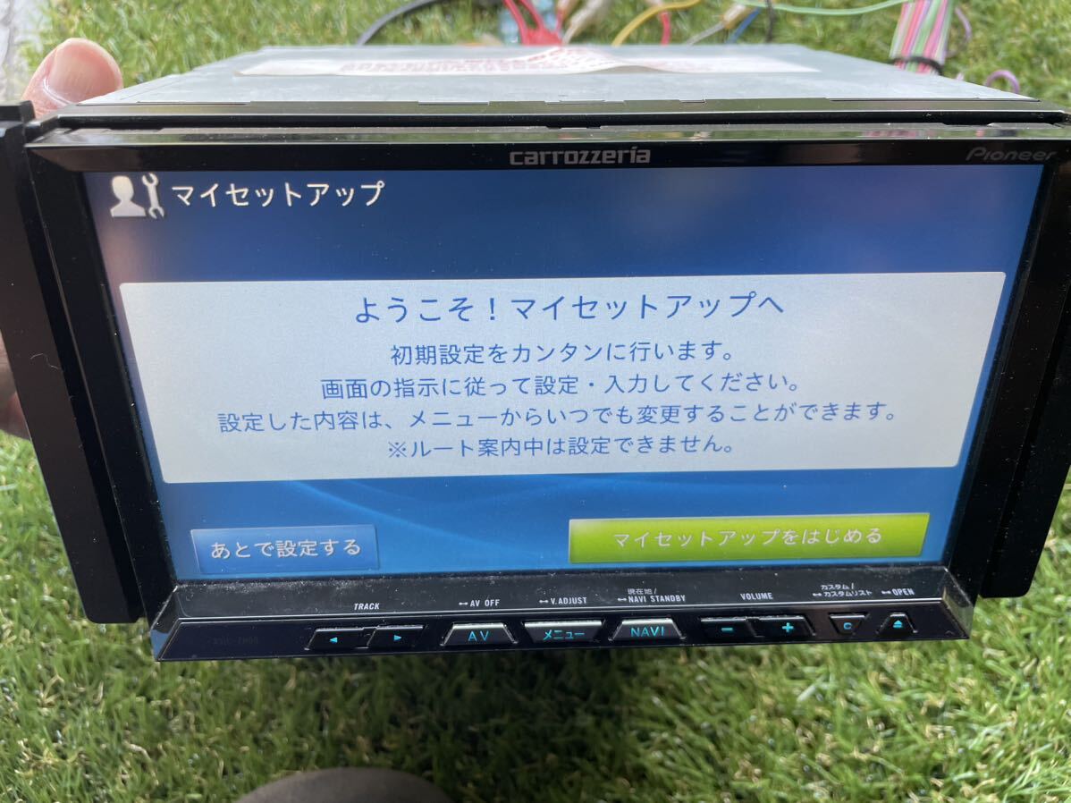 carrozzeria カロッツェリア サイバーナビ HDDナビ Bluetooth AVIC-ZH09 中古品_画像4