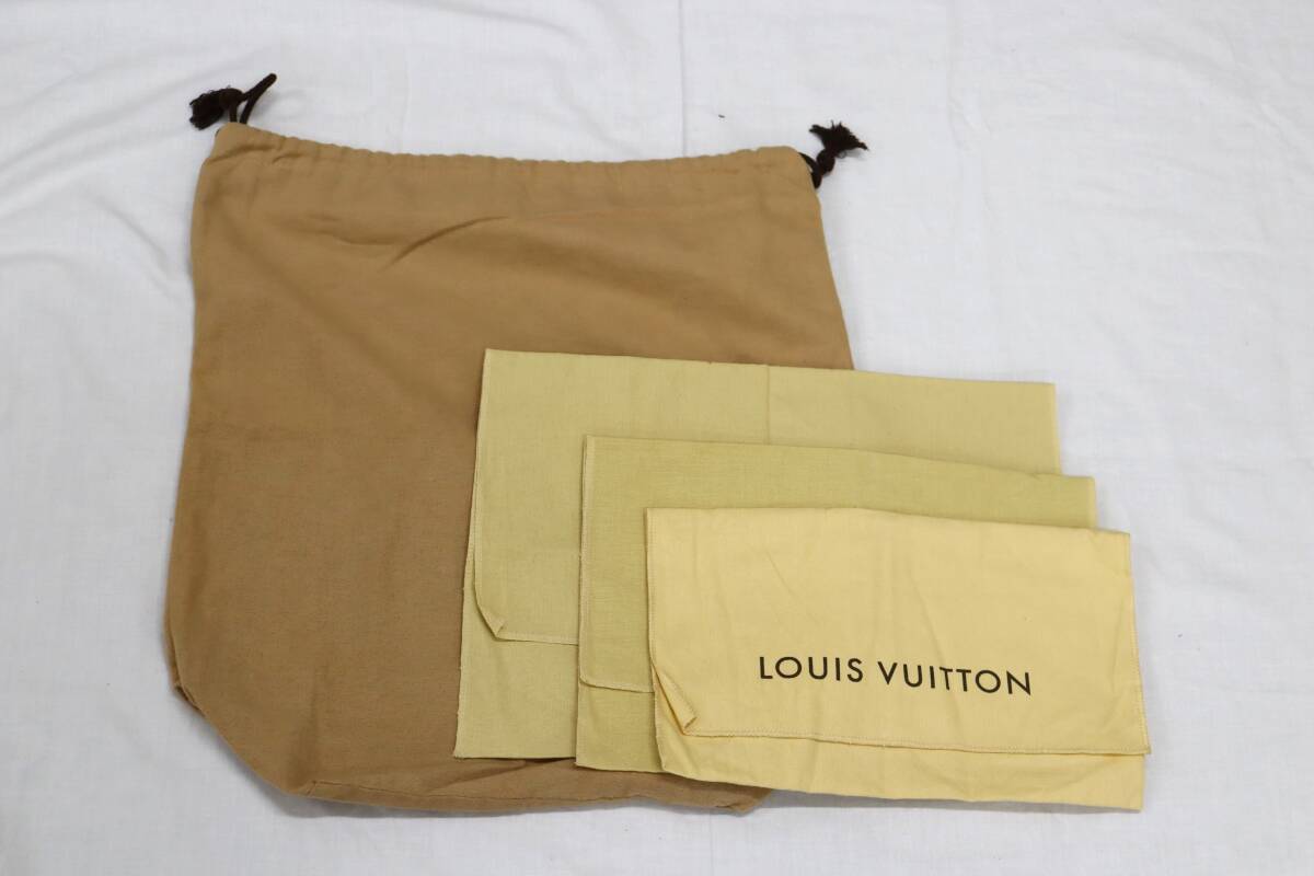 1円 Louis Vuitton ルイヴィトン ヴィンテージあり 保存袋 ダストバッグ サイズいろいろ 中・大サイズ 10個 まとめ 山 大量 dustbag LV-7の画像3