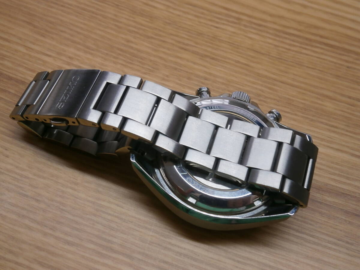 中古品 SEIKO セイコー ブライツ SDGZ005 8R28-00S0 国産クロノグラフ50周年記念限定モデル 045/500 自動巻きメンズ腕時計_画像4
