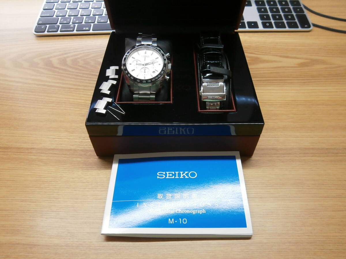 中古品 SEIKO セイコー ブライツ SDGZ005 8R28-00S0 国産クロノグラフ50周年記念限定モデル 045/500 自動巻きメンズ腕時計の画像10