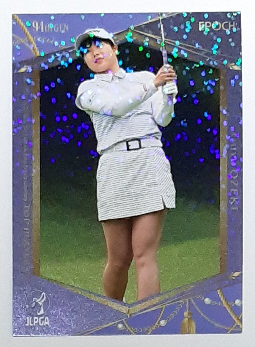 尾関彩美悠 2023EPOCH JLPGA TOP PLAYERS パラレル版トレーディングカード 日本女子プロゴルフの画像1