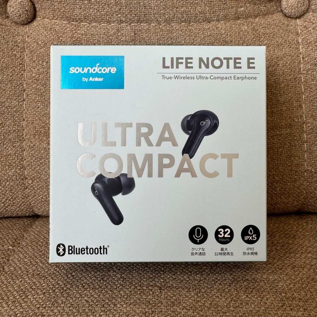 ★ANKER Soundcore Life Note E ワイヤレスイヤホン Bluetooth 5.2対応 ネイビー A3943 防水 IPX5 アンカー 中古 動作確認 送料無料_画像1