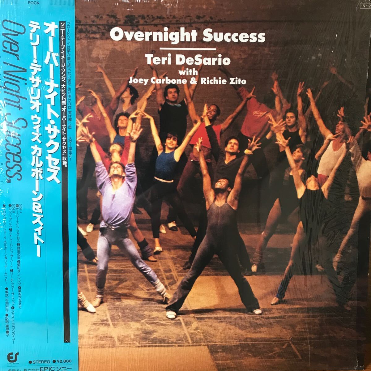 LP. TERI DESARIO WITH CARBONE & ZITO / Overnight Success テリーデサリオ_画像1