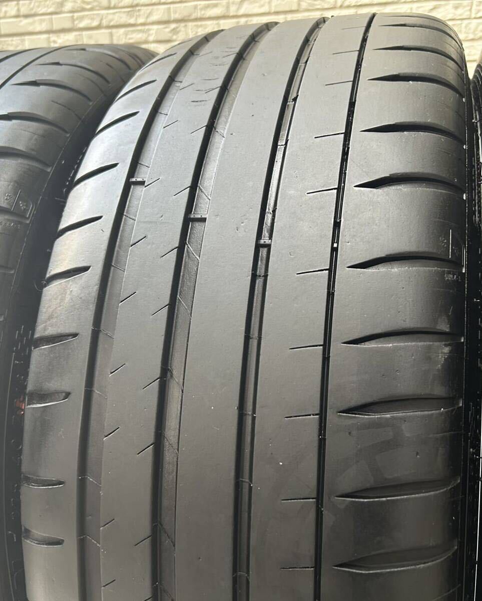 【美品】横浜発 ENKEI SPORT RC-T5 8J+35 5H-PCD114.3 225/40R18 GRヤリス カローラ アルファード NX RX RC RZ Pilot Sport 4S 4本セット_画像9