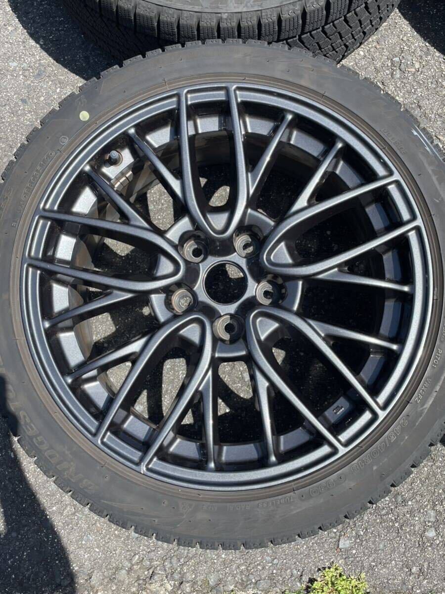 スバル STI VAB 純正ホイールスノータイヤ付き。_画像7