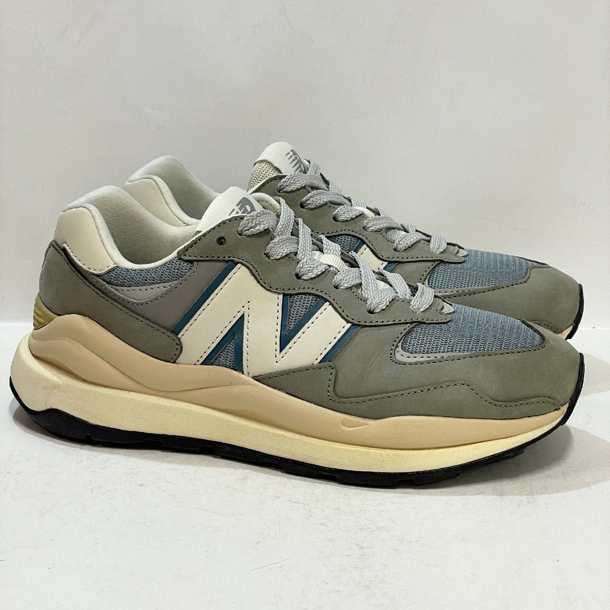 25cm New Balance M5740LLG M5470LLG ニューバランス M5740LLG グレー メンズ スニーカー CF H107930_画像1