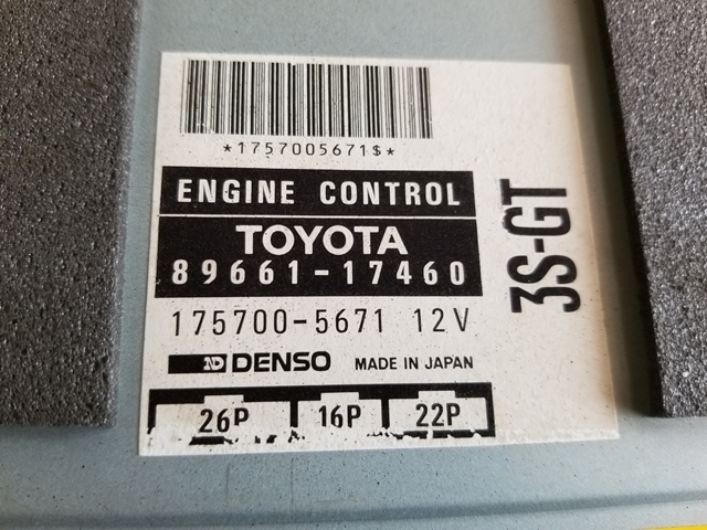 MR2 SW20 turbo Ⅲ type (3 type ) on and after 3S-GTE engine control computer ECU for electrolysis condenser for 1 vehicle new goods (3 type 4 type 5 type )