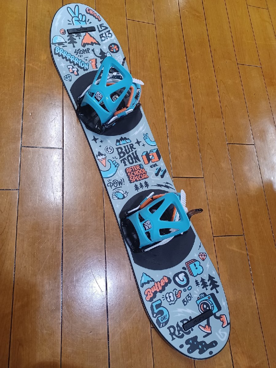 . did! used finest quality beautiful goods BURTON Kids snowboard 3 point set board . binding AFTERSCHOOL:100cm boots GROM BOA:18.5cm