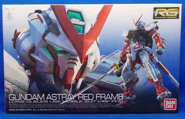 未組立 RG 1/144 ガンダムアストレイ レッドフレーム MBF-P02 BANDAI リアルグレード 機動戦士ガンダムSEED ASTRAY Gundam Astrayの画像1