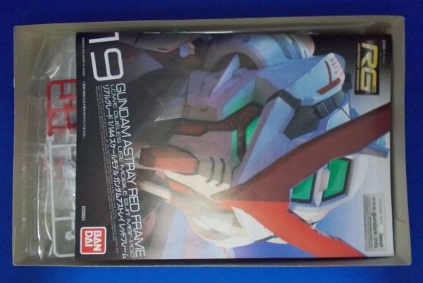 未組立 RG 1/144 ガンダムアストレイ レッドフレーム MBF-P02 BANDAI リアルグレード 機動戦士ガンダムSEED ASTRAY Gundam Astrayの画像2