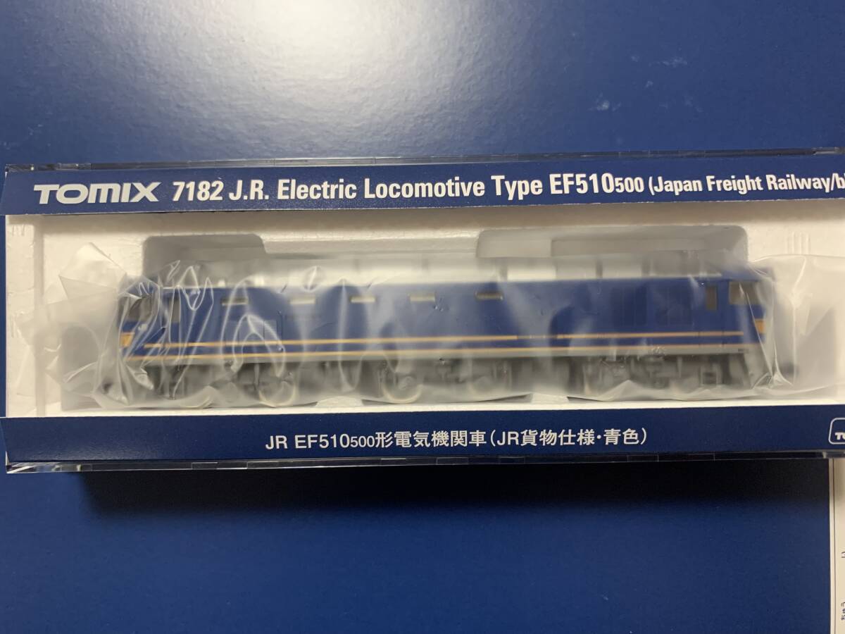 トミックス〈7182〉JR EF510 500電気機関車(JR貨物仕様・青色)新品の画像1