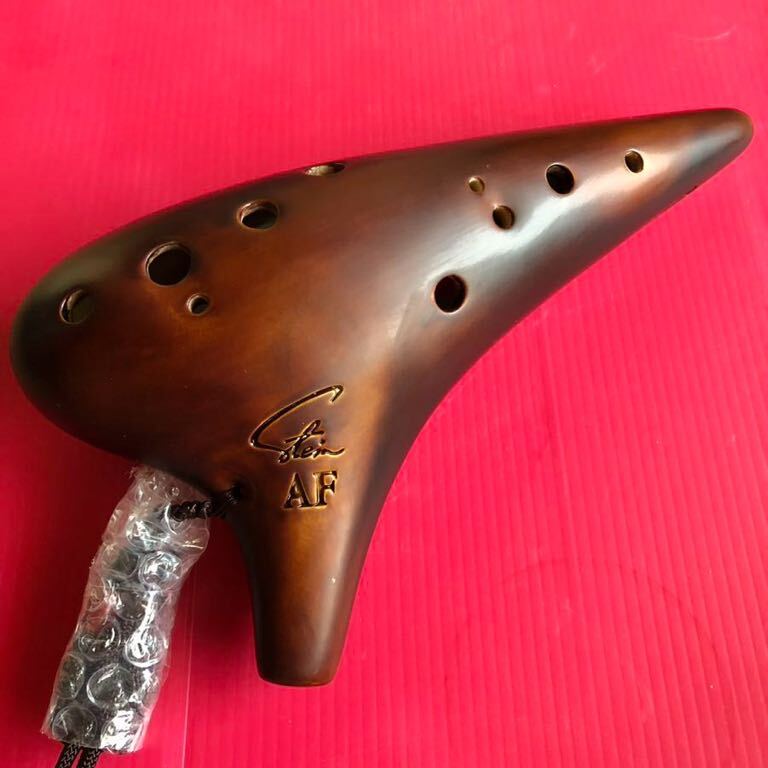  ocarina Alto F tube lacquer finishing four ka link 