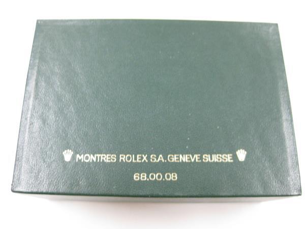 ロレックス ROLEX メンズ用 布・スポンジあり 外箱・内箱 68.00.08 緑箱 冊子あり 14270シール_画像5
