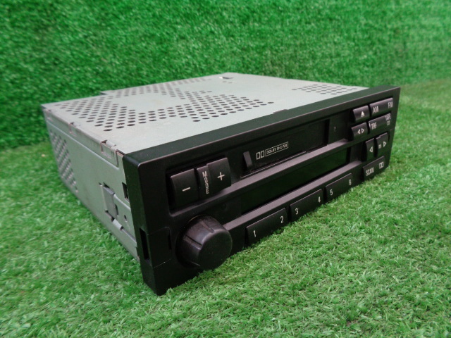  superior article! operation OK! BMW Z3 E36 3 series original Alpine cassette tape audio deck player AM FM C33 DIN JAPAN 65.12-8 371 336