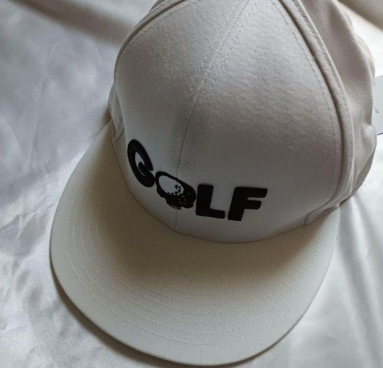 ラッセルノ ゴルフ キャップ メンズ ホワイト フリーサイズ CAP 帽子新品未使用 Golf 紫外線対策 ゴルフキャップ 