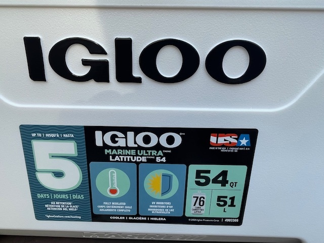 IGLOO USA産クーラーボックス新品未使用！ド定番のマリーンウルトラ 54を100円スタートにて！釣りの定番クーラーBOX！の画像2