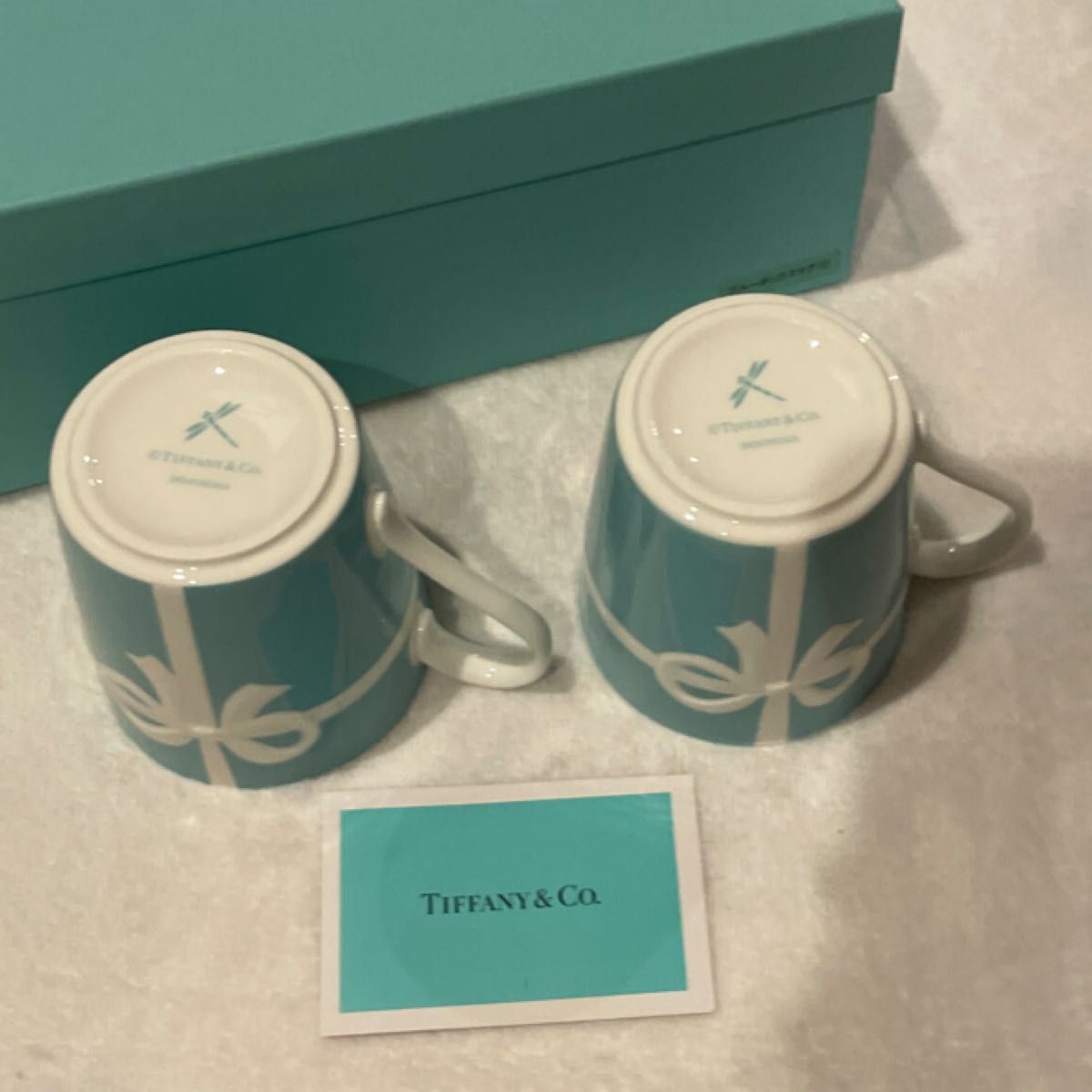 TIFFANY ティファニー ブルーボックス ブルーリボン マグカップ ペア