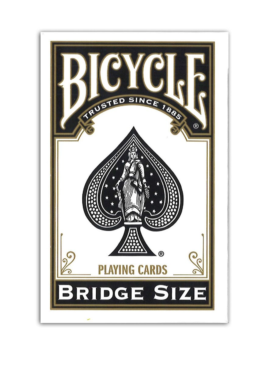 バイスクル(Bicycle) トランプ 黒 5.7 x 8.8 x 1.8 cm 86C ライダーバックブリッジサイズ_画像1