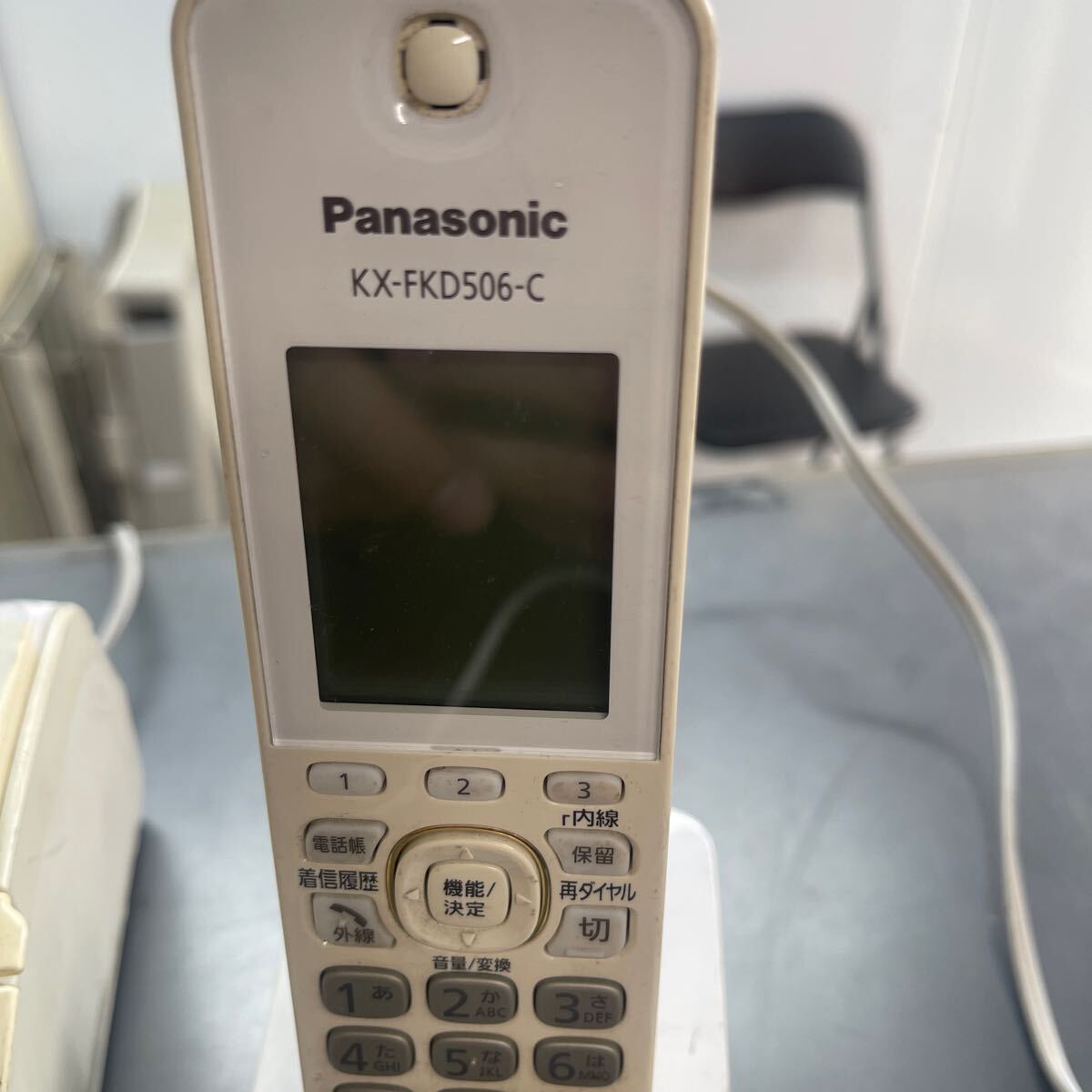 Panasonic telephone machine KX-PD384 cordless handset KX-FKD506-C