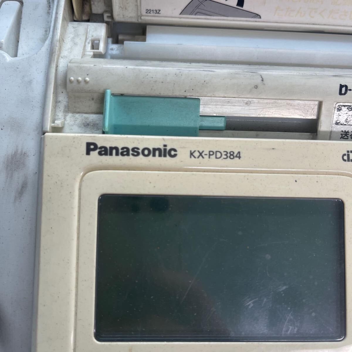 Panasonic telephone machine KX-PD384 cordless handset KX-FKD506-C