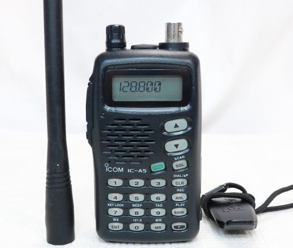 ICOM IC-A5 エアーバンド専用 トランシーバー 118～136MHz AMの画像1