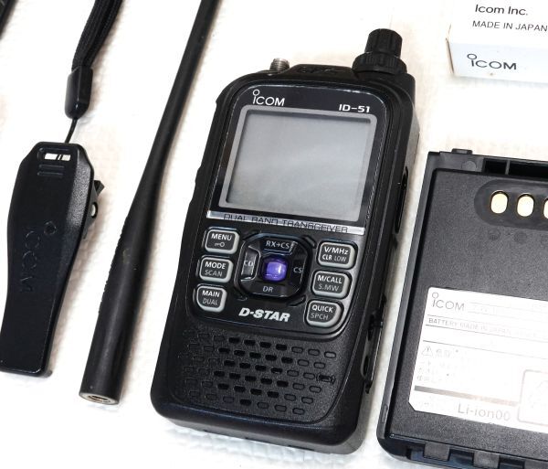 ICOM ID-51 GPS搭載 デジタル・アナログ 144/430MHz 5W D-STARの画像5