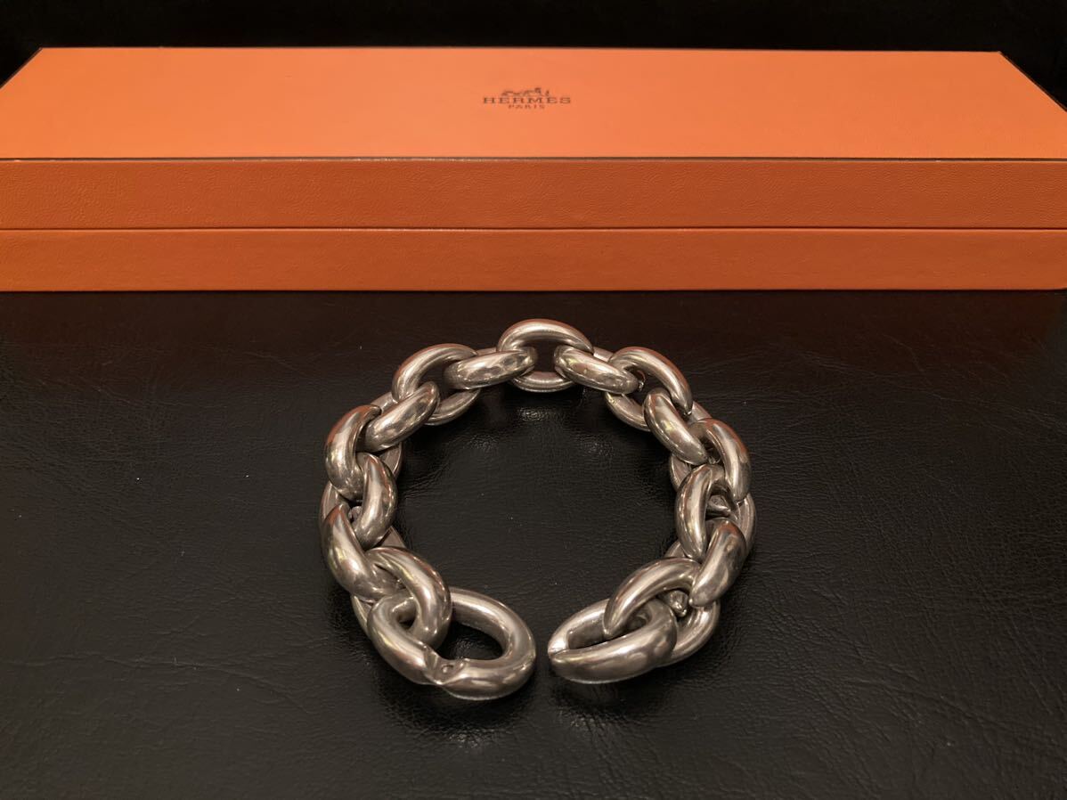 Vintage Hermes Acrobate GM 17 links ヴィンテージ エルメス アクロバット クレッシェンド シェーヌダンクル_画像1