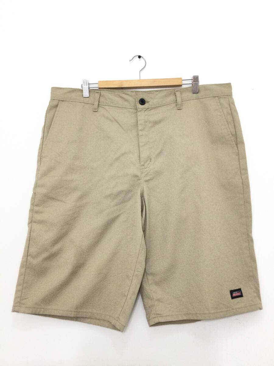 Dickies ディッキーズ ハーフパンツ ワークショーツ ワークパンツ スケーターパンツ 裾ロゴ W40 メンズXL〜XXL 大きめ【良品綺麗】242_画像1