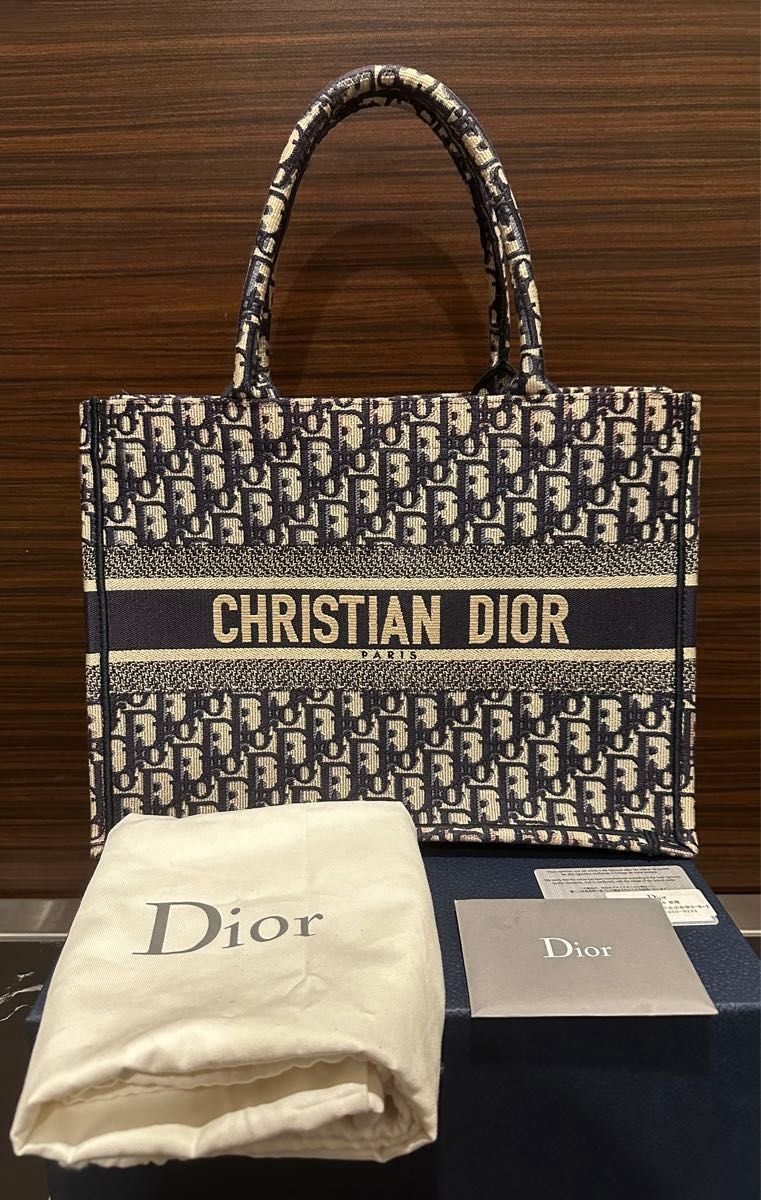 Dior Book Tote Small Bag "Blue"ディオール ブック トート スモール バッグ  size.ミディアム