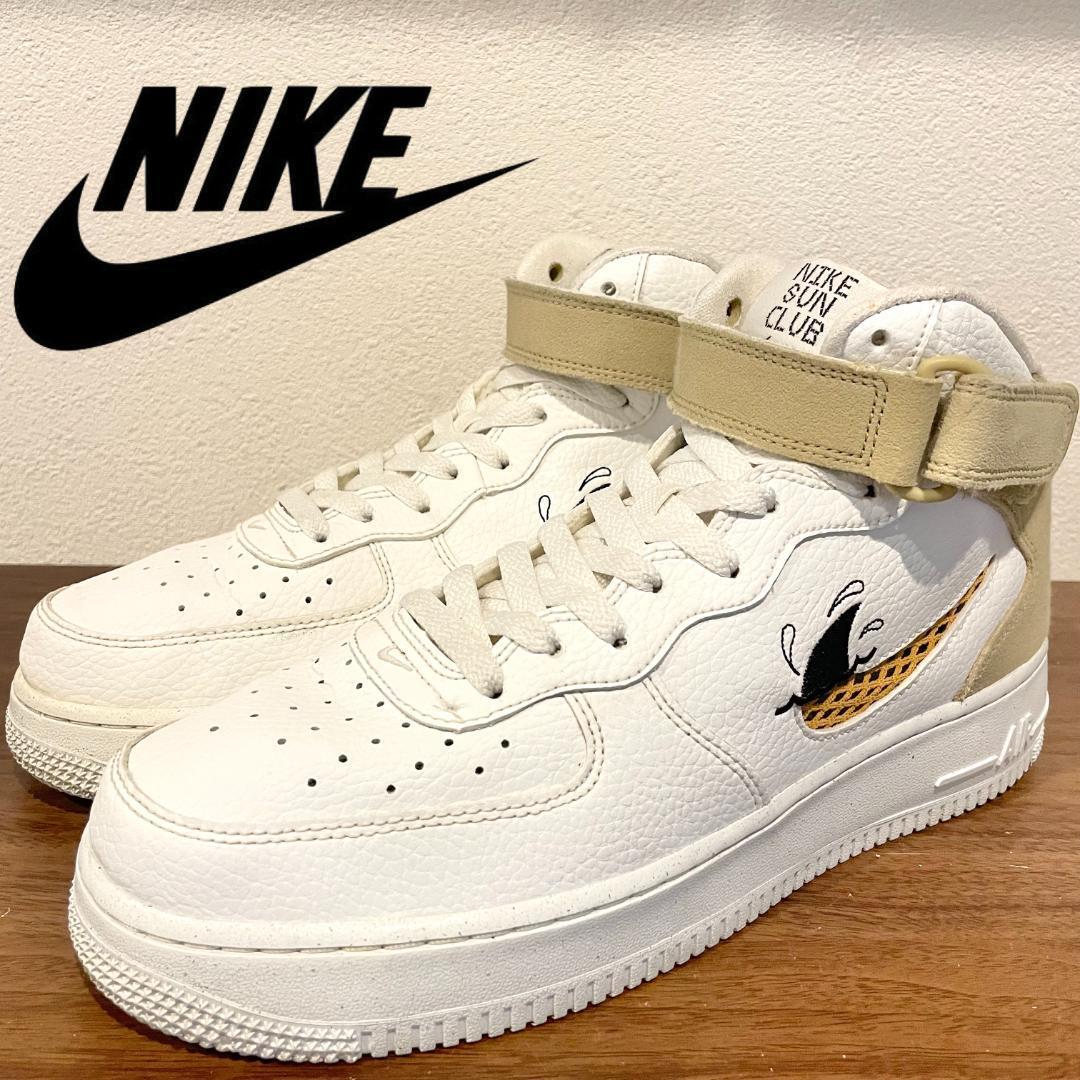 NIKE AIR FORCE 1 MID 07 LV8 NN ナイキ エア フォース ワン ミッド ホワイト DM0119-100 メンズ ハイカットスニーカー 27cm の画像1