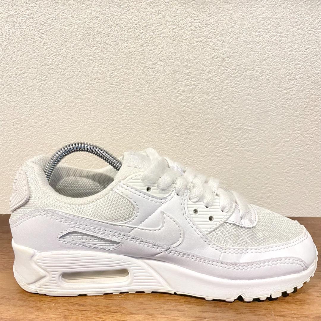 NIKE WMNS AIR MAX 90 ナイキ エア マックス 90 ホワイト レディース CQ2560-100 ローカットスニーカー カジュアル 23cm の画像5