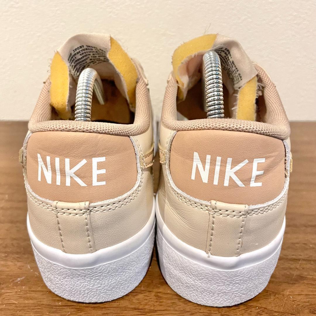 NIKE WMNS BLAZER LOW PLATFORM SAND DRIFT ナイキ ブレーザー ロー プラットフォーム DJ0292-106 ベージュ 24.5cm_画像4