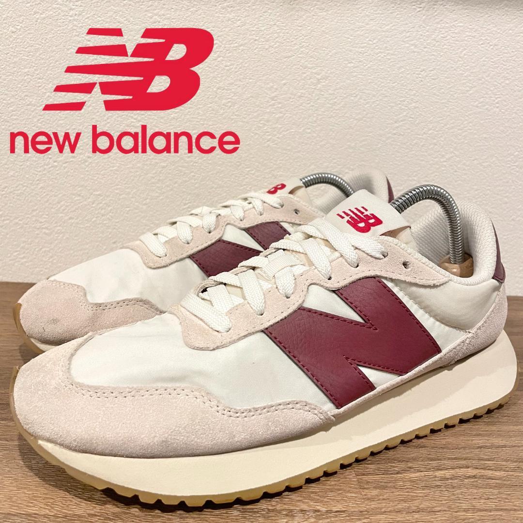 NEW BALANCE ニューバランス MS237SB ベージュ レディース ローカットスニーカー カジュアル 25cm _画像1