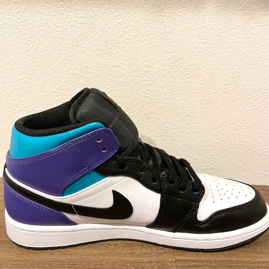 NIKE AIR JORDAN 1 MID SE ナイキ エア ジョーダン ワン ミッド ブラックブルー DQ8426-154 メンズ ハイカットスニーカー 26.5cm _画像5