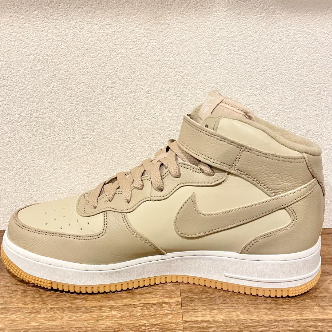 NIKE AIR FORCE 1 MID 07 LX ナイキ エア フォース ワン ミッド ベージュ DV7585-200 メンズ ハイカットスニーカー 27.5cm 美品_画像6