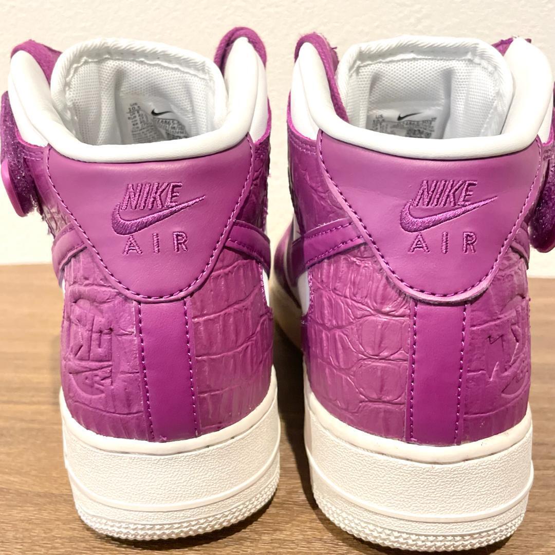 NIKE W AIR FORCE 1 '07 MID LX VIOTECH ナイキ エア フォース ワン ミッド DZ4865-503 ハイカットスニーカー 27.5cm 美品_画像4