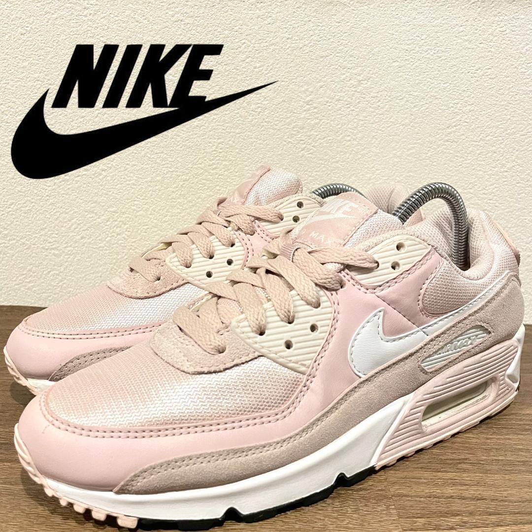 NIKE AIR MAX 90 BARELY ROSE ナイキ エア マックス 90 ベアリーローズ ピンク CZ6221-600 ローカットスニーカー 25cm_画像1