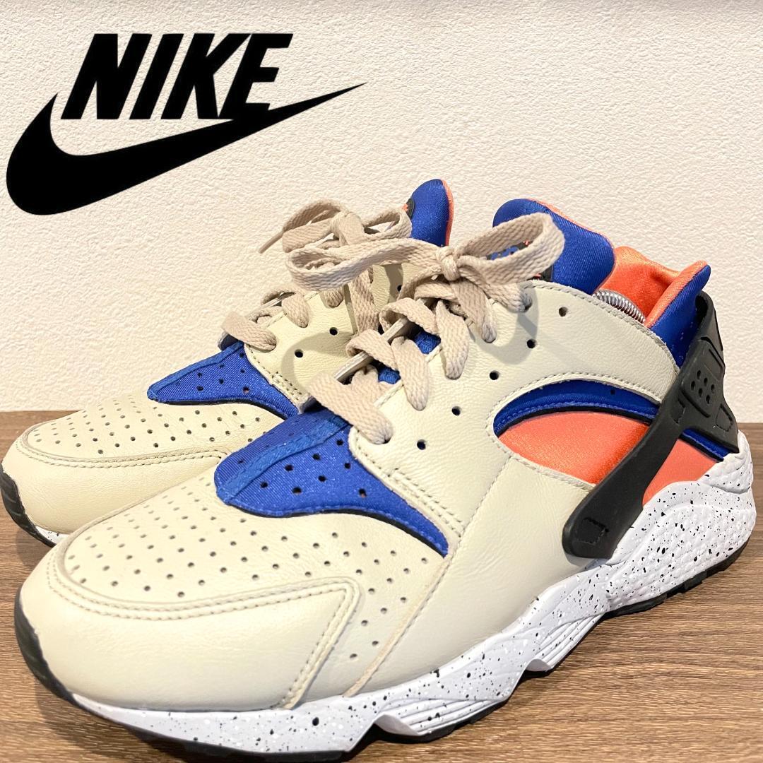 NIKE AIR HUARACHE RATTAN ナイキ エア ハラチ ラタン メンズ ベージュマルチ DD1068-200 ローカットスニーカー 28cm 美品_画像1