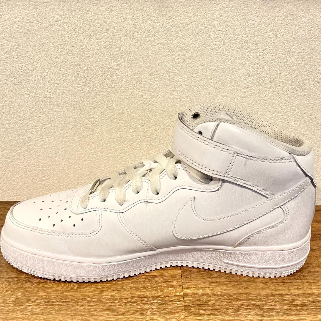 NIKE AIR FORCE 1 MID 07 ナイキ エア フォース ワン ミッド ホワイト メンズ CW2289-111 ハイカットスニーカー 26.5cm _画像6